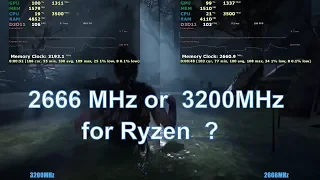 2666mhz vs 3200mhz RAM Test in 12 Games | AMD Ryzen