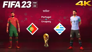 FIFA 23 - Portugal vs. Uruguay - FIFA World Cup Qatar Final | PS5™ Gameplay [4K 60FPS] Next Gen