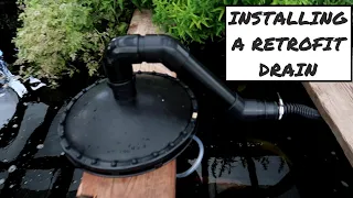 Installing A Retrofit Bottom Drain On A Koi Pond
