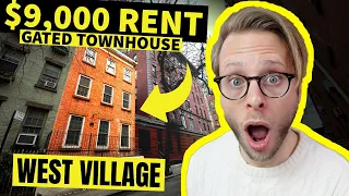THIS $9000 Gated Manhattan NYC Townhouse is Almost 200 Years Old