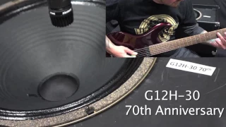 Rivera Speaker comparison Celestion EVH vs Vintage 30 vs T75 vs G12H-30 70th anniversary