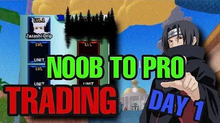 All Star Tower Defense Trading NOOB TO PRO | Day 1 (KAKASH DRIP TO AQUA)