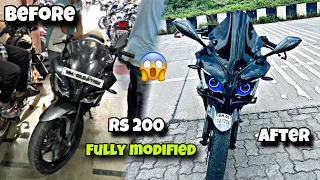 One of the Best Modified rs200 & Detailed Explanation Video | Pulsar Rs200 Modified