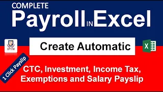 How to make CTC, Payroll, Income Tax and Salary Pay Slip In Excel : 2019 - 2020