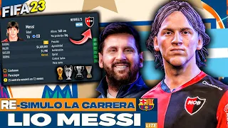 I RE-Simulate His Career From Newell’s Old Boys "MESSI" FIFA 23 Career Mode LITE!!