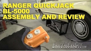 Ranger QuickJack BL 5000 Assembly and Review -EricTheCarGuy