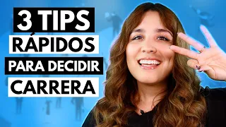 Tips rápidos para Decidir Carrera 🎓✨