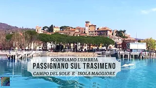 UMBRIA, PASSIGNANO SUL TRASIMENO  ,ISOLA MAGGIORE , LAGO TRASIMENO #perugia  #umbria