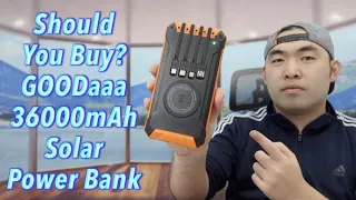 Should You Buy? GOODaaa 36000mAh Solar Power Bank