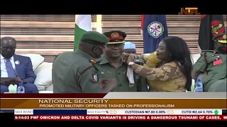 Promoted Military Officers Tasked on Professionalism | NTA