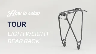 ROSWHEEL TOUR Lightweight Rear Rack Installation