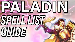 Davvy's D&D 5e Paladin Spell List Guide