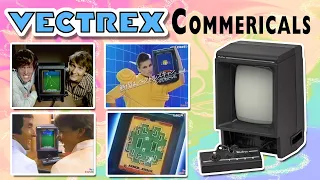 VECTREX Commercials - FIVE Restored & Enhanced from 1982 1983