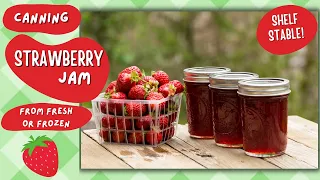 Canning Strawberry Jam for beginners