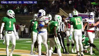 Playoff Football Highlights: Buford vs Walton