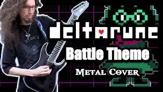 Deltarune BATTLE THEME (Rude Buster) - METAL cover by ToxicxEternity!
