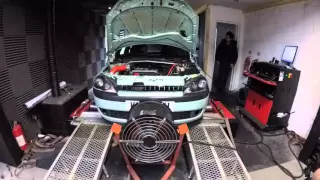 Murray - Vauxhall Corsa 1.8 SRi z18xe Turbo custom mapping on dyno - 277.5bhp @9.5psi