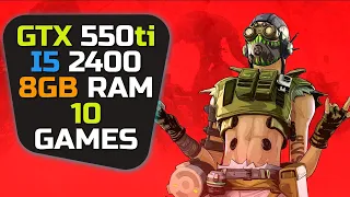 GTX 550 ti + I5 2400 & 8gb Ram - Test In 10 Games