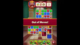 Level 112 Royal Kingdom Game Pro Player Strategy to pass the level -  Out of moves