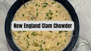 New England Clam Chowder-Authentic Recipe