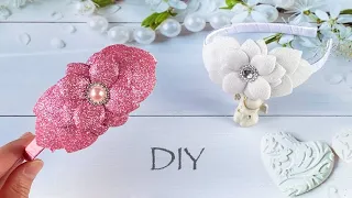 Ободок из Глиттерного фоамирана За 15 минут Diy Glitter Eva Foam Sheets Headband