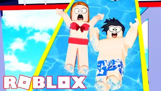 24 ORE IN UN PARCO ACQUATICO SU ROBLOX!!