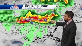 Heavy rain potential, severe risk overnight