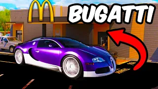 Bugatti In McDonald's DRIVE THRU