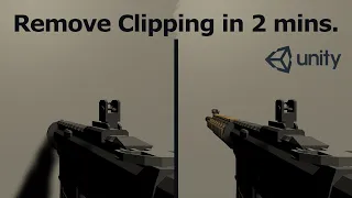 Prevent Weapons from Clipping through Walls in 2 mins (Unity Tutorial)