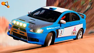 Realistic Rally Crashes #5 - BeamNG drive