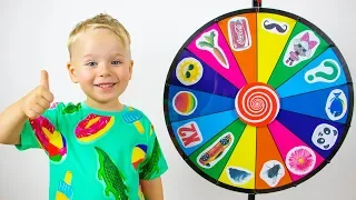 Kids Playing with MAGIC WHEEL | Kids story with Gaby and Alex