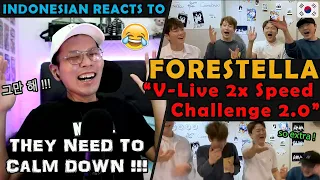 Forestella - V-Live 2x Speed Challenge 2.0 REACTION | Somebody stop them please!!!