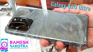 Samsung Galaxy S20 Ultra Water Test
