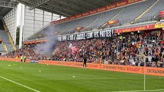 LOSC - RC Lens : L'ambiance de feu mise par les supporters lensois à l'entraînement public