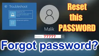 Have you FORGOT your Password? Windows is locked? I can’t log in ⛔ Reset Password ⏩