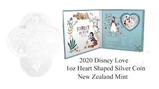 Disney Love 2020 - 1oz Silver Coin - New Zealand Mint