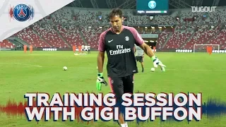 TRAINING SESSION WITH GIGI BUFFON