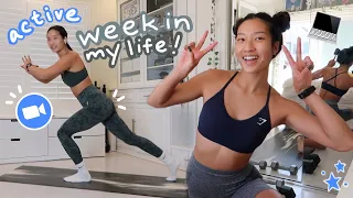 WEEK IN MY LIFE | Staying Fit From Home + Zoom Workouts!