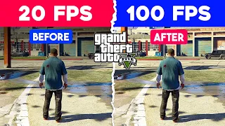 ✅ GTA 5 Lag Fix Low End PC | How To Fix Lag in GTA 5 (2GB RAM)