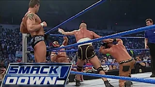 Randy Orton & Kurt Angle and Rey Mysterio vs Mark Henry and MNM SMACKDOWN Mar 17,2006