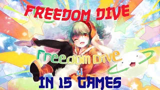 Freedom Dive in 15 different Rhythm Games