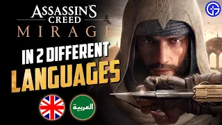Assassin's Creed Mirage English vs Arabic Language Dub Comparison