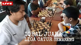 LIVE _ 4 Hari 3 Turnamen Catur_IQBAL Juara Liga Catur Semarang