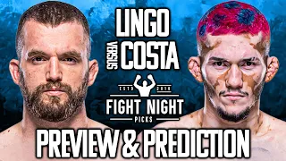 UFC Fight Night: Austin Lingo vs. Melquizael Costa Preview & Prediction