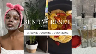 SUNDAY RESET ROUTINE | Affordable Home Decor Haul, Skincare, Cleaning & Organising , Cooking & More