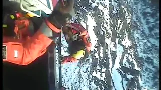 Cragfast climbers rescued from knife edge drop of 3,000ft