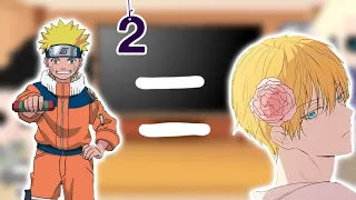 los amigos de naruto reaccionan a (naruto es claude) Mile ÚwÚ 👇leer descripción 😐