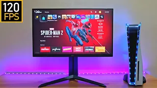 PS5 on LG Ultragear 24" 1080P HDR 144Hz Monitor
