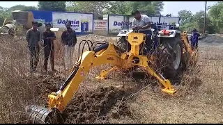 BULL Agri Backhoe loader on FARMTRAC 50. Subsidy Machine