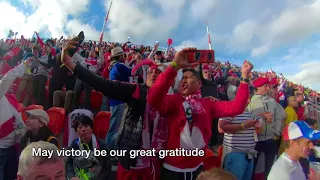 "Contigo Peru" Reaction Yekatinburg, Russia 2018 Peru vs Francia with english subtitles  360 VR